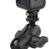 RAM® Drill-Down Double Ball Mount with Universal Action Camera Adapter - Bild 2