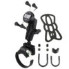 RAM® X-Grip® Phone Mount with ATV/UTV Rail Base - Bild 2