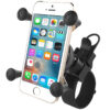 RAM® X-Grip® Phone Mount with RAM® EZ-Strap™ Rail Mount