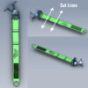 RAM® EZ-Strap™ Rail Mount with Diamond Plate - Bild 4