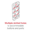 RAM® Finger-Grip™ Universal Holder with RAM® EZ-Strap™ Rail Mount - Bild 6